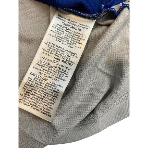 NWT MLB Chicago‎ Cubs Nike Dri-FIT Stack Logo T-shirt Women's Small Blue/Tan - Picture 5 of 6